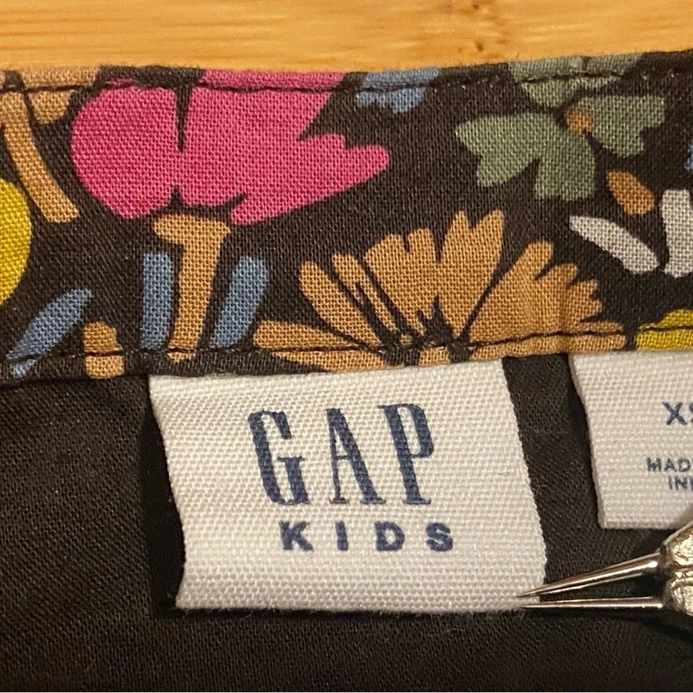 GAP Kids Floral Long Sleeve Dress | Lined | Size XS